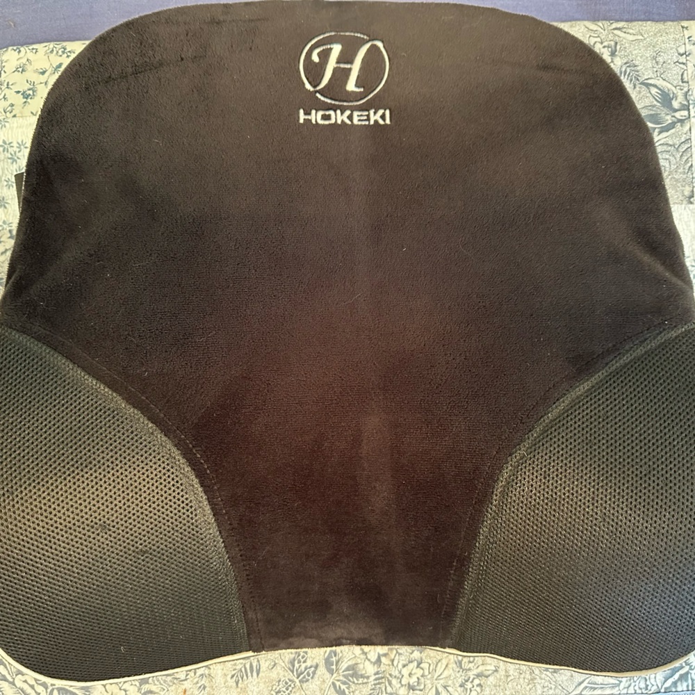 Black Lumbar Support Cushion